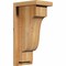 Ekena Millwork Newport Rough Sawn Corbel w/Backplate, Western Red Cedar, 6"W x 8"D x 16"H COR06X08X16NEW01RWR - alternate 1